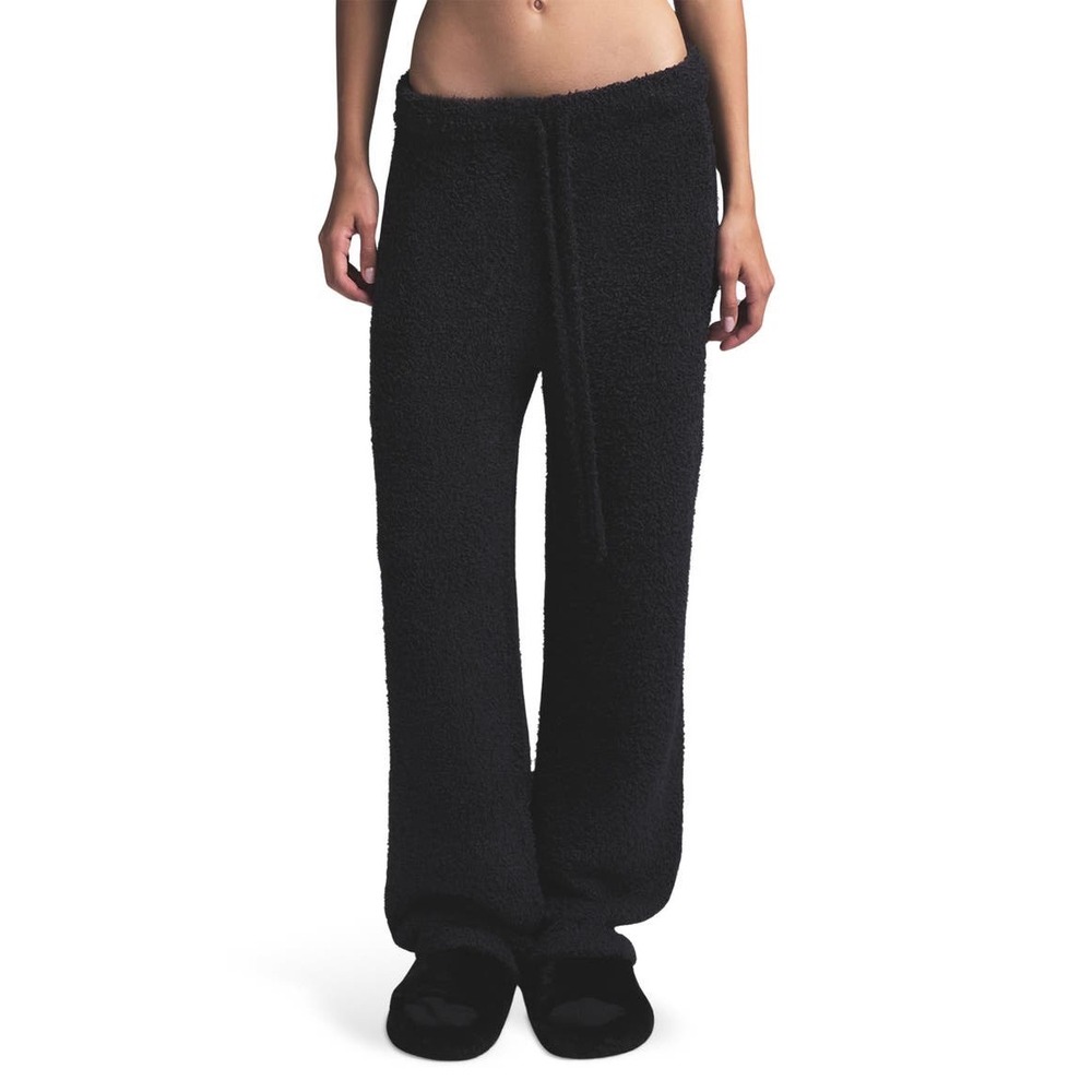 Skims Cozy Knit Jogger Onyx Black Boucle Lounge Pants XXS/XS
